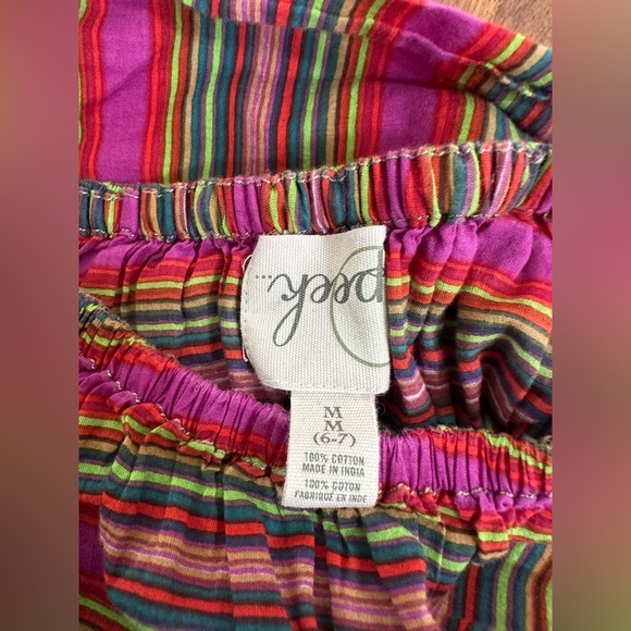 Peek | Peasant blouse | Girls M (6-7) | Mulitcolor stripes - Picture 3 of 4